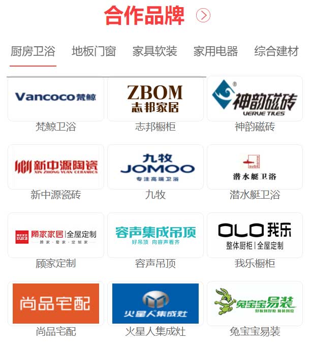 义乌家博会部分合作品牌